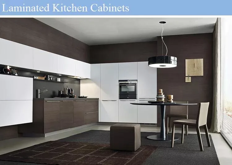 Wholesale Sink Dining Room Modern Kitchen Furniture Modular Kitchen Cabinet with Melamine Doors