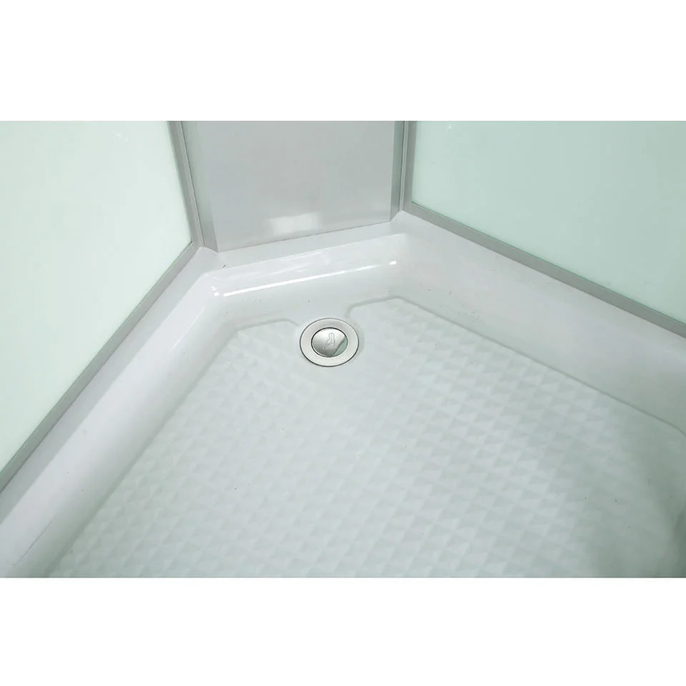 New Steam Bath Showers Modern Multi-Function L Shaped Shower Room