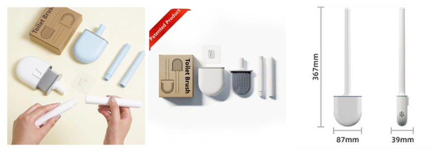 TPR Brush Rubber Toilet Brush Plastic Sanitary Ware (JT1022)