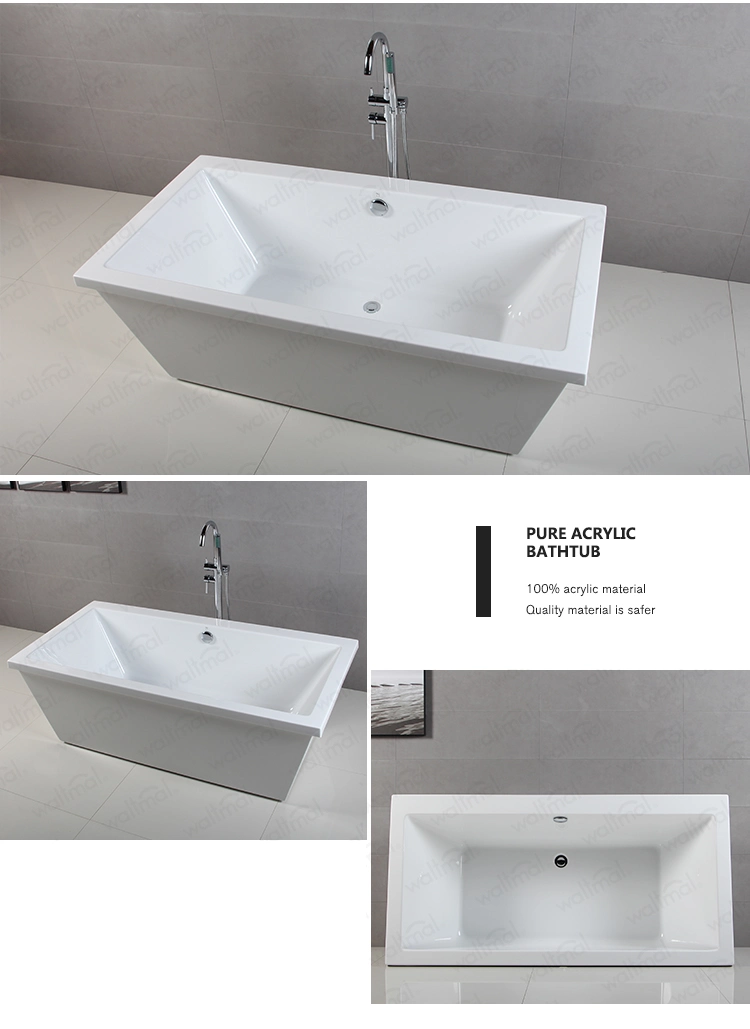 Popular Cheap Acrylic/ABS Bath Tub Freestanding