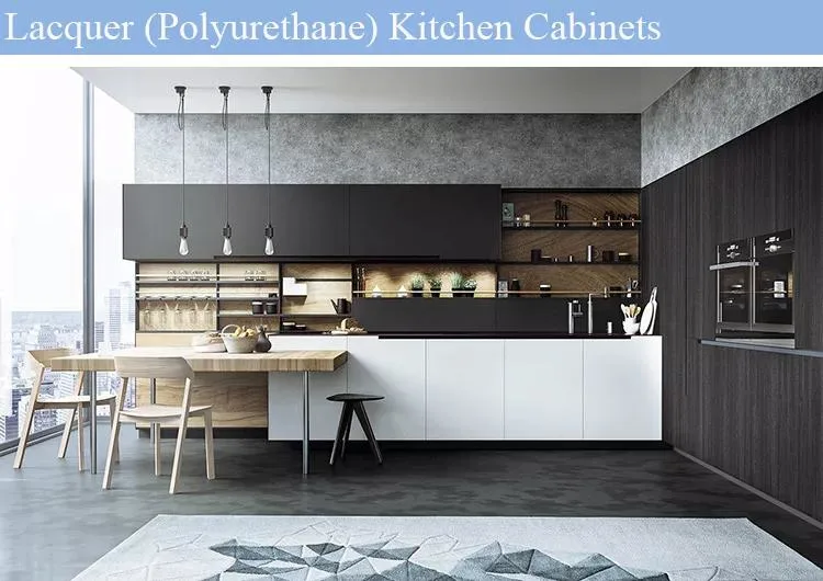 Wholesale Sink Dining Room Modern Kitchen Furniture Modular Kitchen Cabinet with Melamine Doors