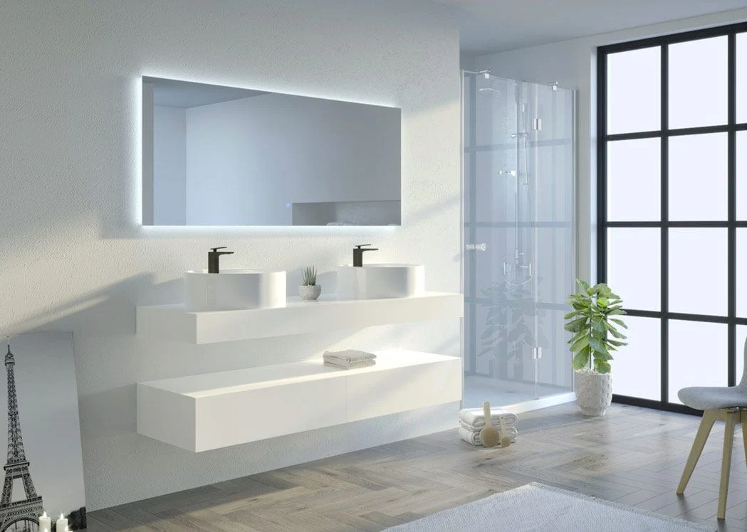 Wall Hung Bathroom Furniture 1600mm Bathroom Cabinet