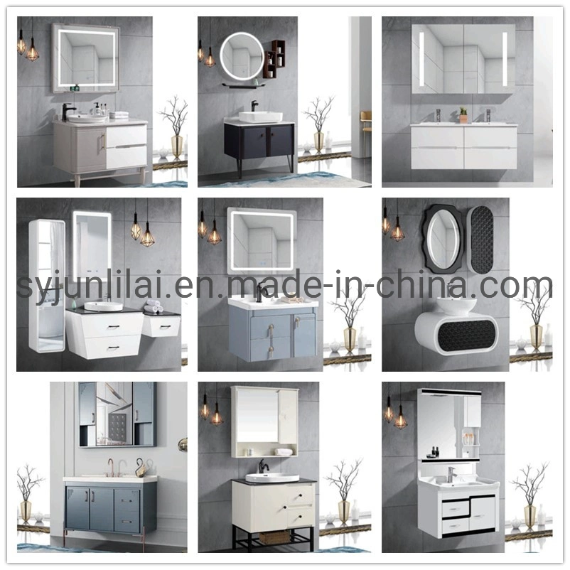 Bathroom Vanity Units with Sink and Side Cabinet Wall Hung Waterproof Bathroom Cabinet