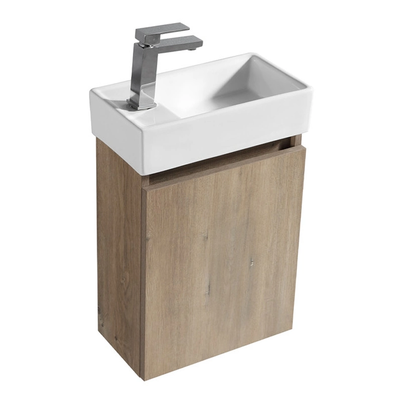 Wall Hung Forest Grain Vanity Cabinet 400mm for Bathroom