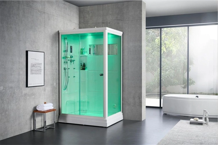 2020 New Arrival Wet Steam Room with Shower Cabin at Home
