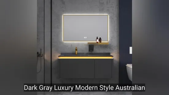 Australian Style Wall Hung MDF Wood Bathroom Cabinet