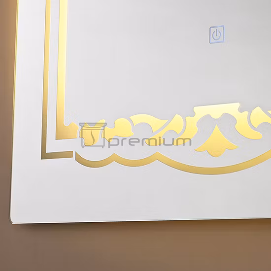 PVC Paint Free Wall Mounted Type Bathroom Cabinet with Black Artificial Stone Top Black Ceramic Basin and LED Mirror