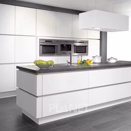 Sell Like Hot Cakes Finished Prefabricated Modular Solid Wood Kitchen Cabinets